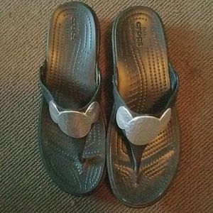 Croc sandals